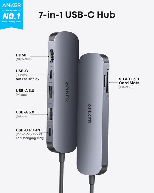 HUB Anker 7-in-1 A83D2