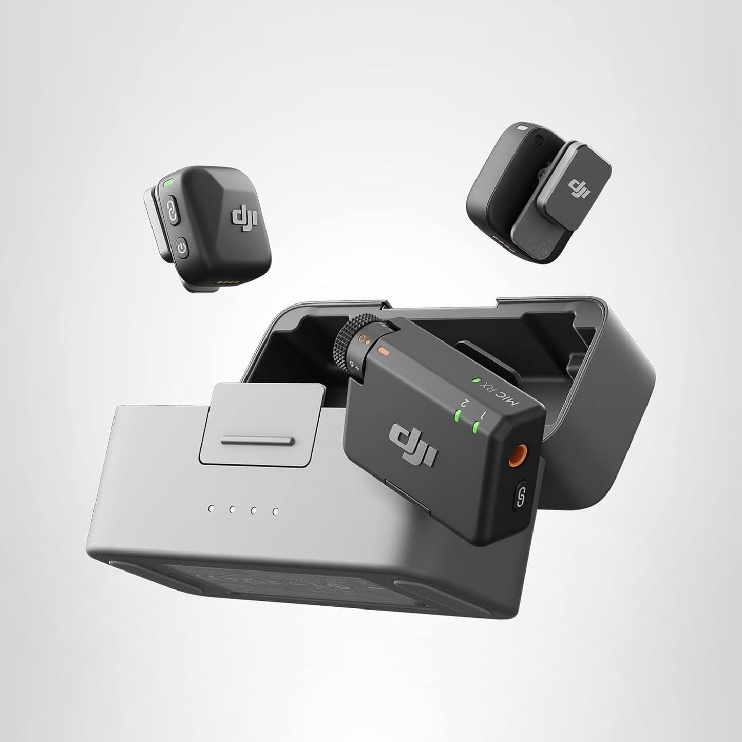 Microfono DJI Mic Mini (2 TX + 1 RX + estuche de carga)