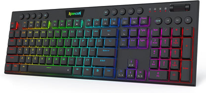 Teclado Redragon K618 HE Horus Magnetic+ Wired Low-Profile Rapid Trigger