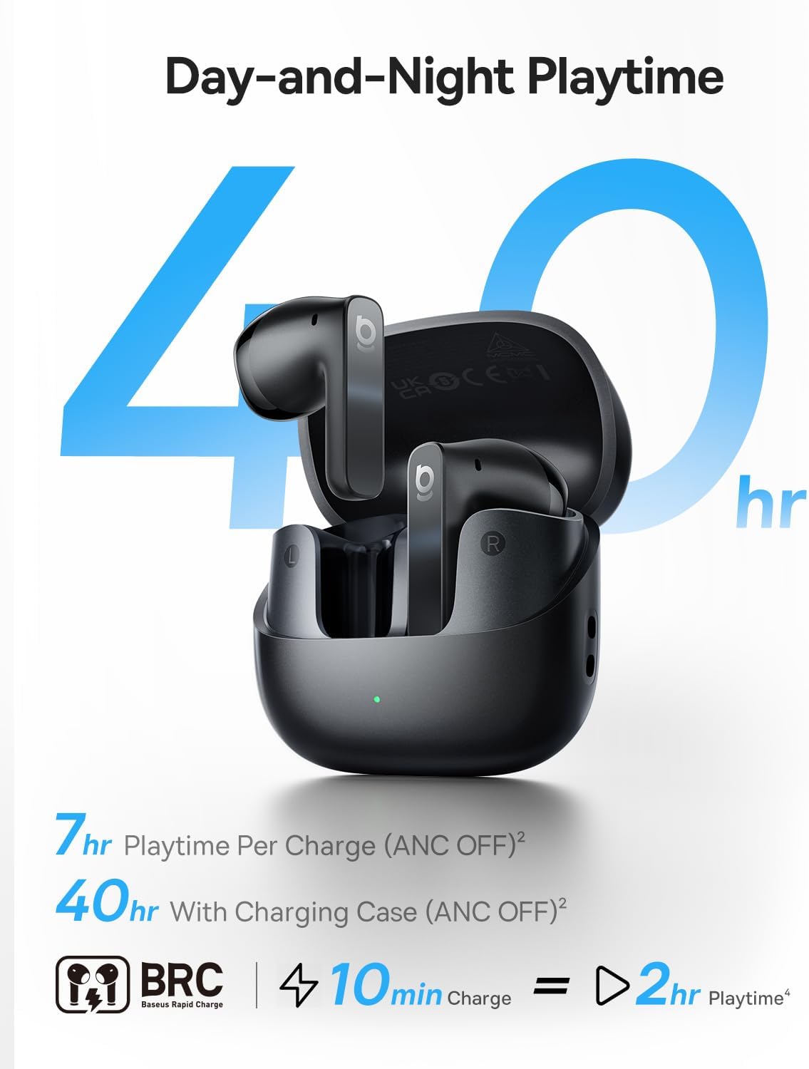 Headset Baseus BS1 NC