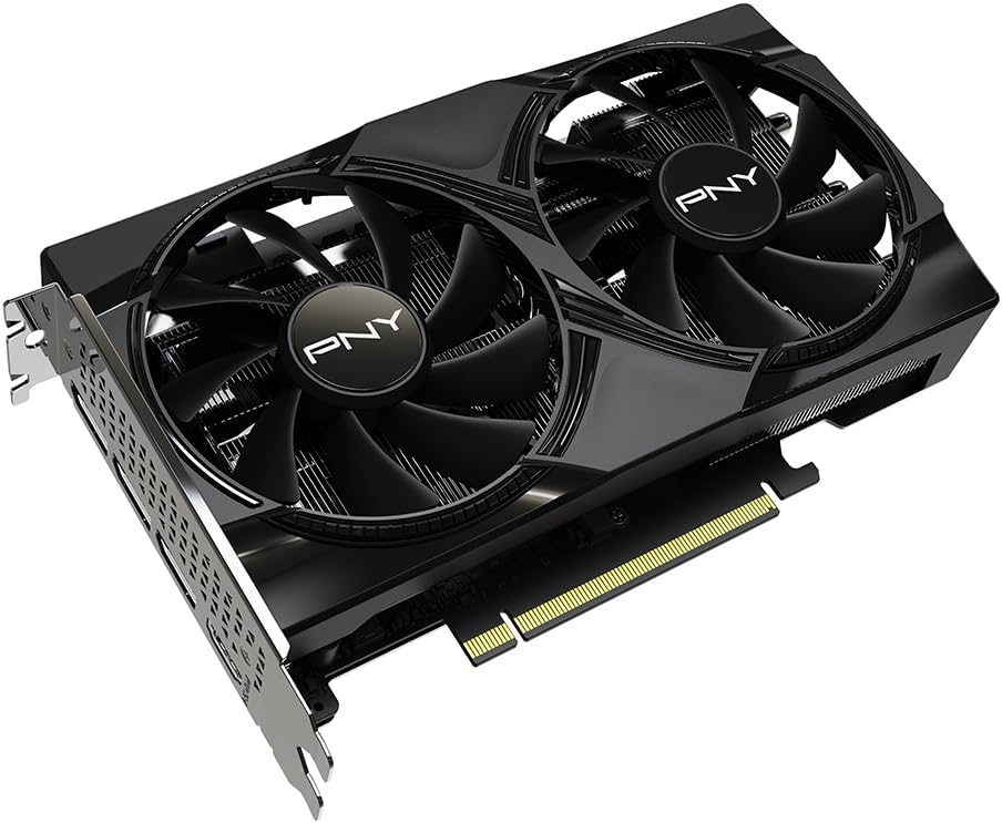 GPU PNY RTX™ 5060 8 GB con doble ventilador overclocked