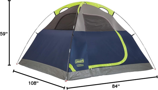 Colmado Overland Camping Coleman Sundome 4 Personas