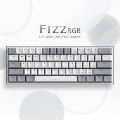 Teclado Redragon K617 Fizz 60% Wired RGB K617-RGB