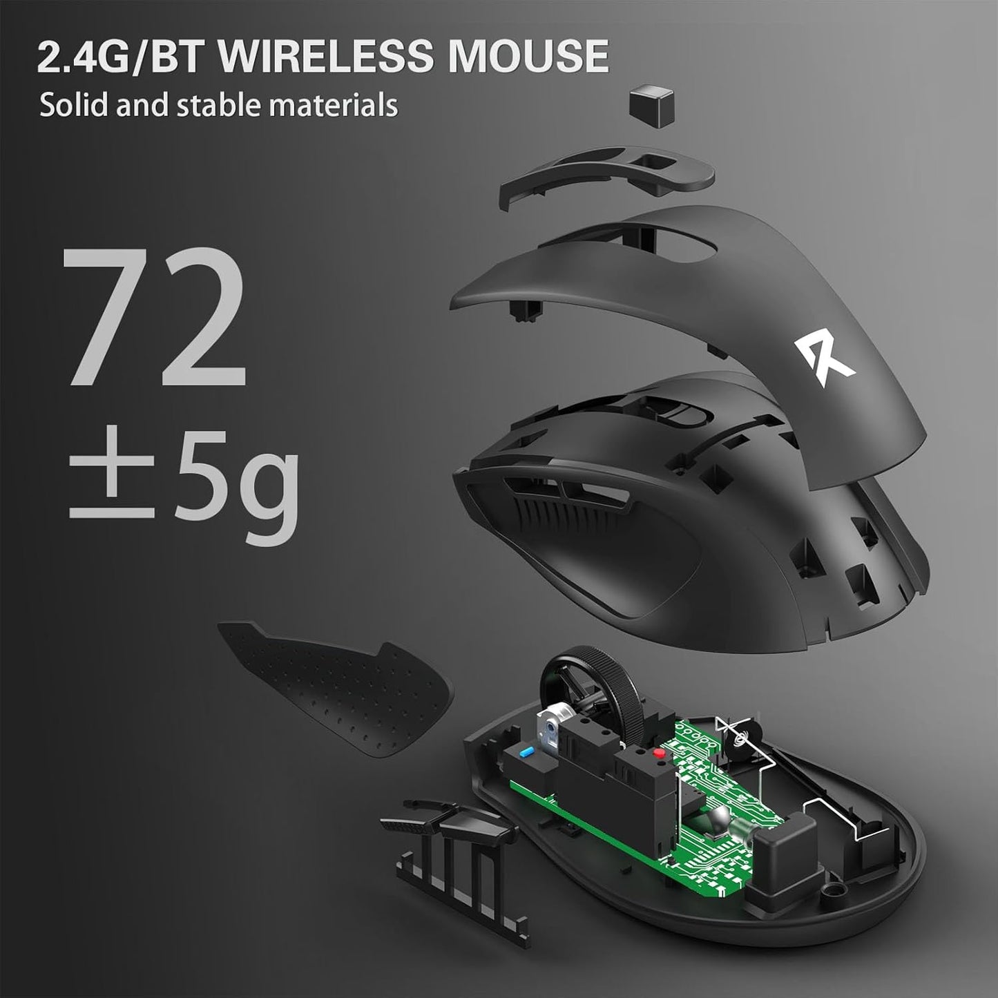 Mouse Redragon BM-4091-Pro BT5.0/3.0 y 2.4G