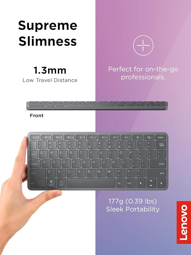 Teclado Lenovo KB331U Multi-Device Wireless Bluetooth