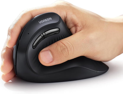 Mouse Ugreen ergonómico vertical inalámbrico (Bluetooth 5.0+2.4G) 25444