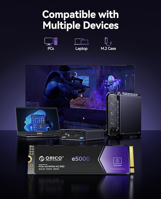 SSD Nvme Orico e5000 1TB SSD PCIe Gen4