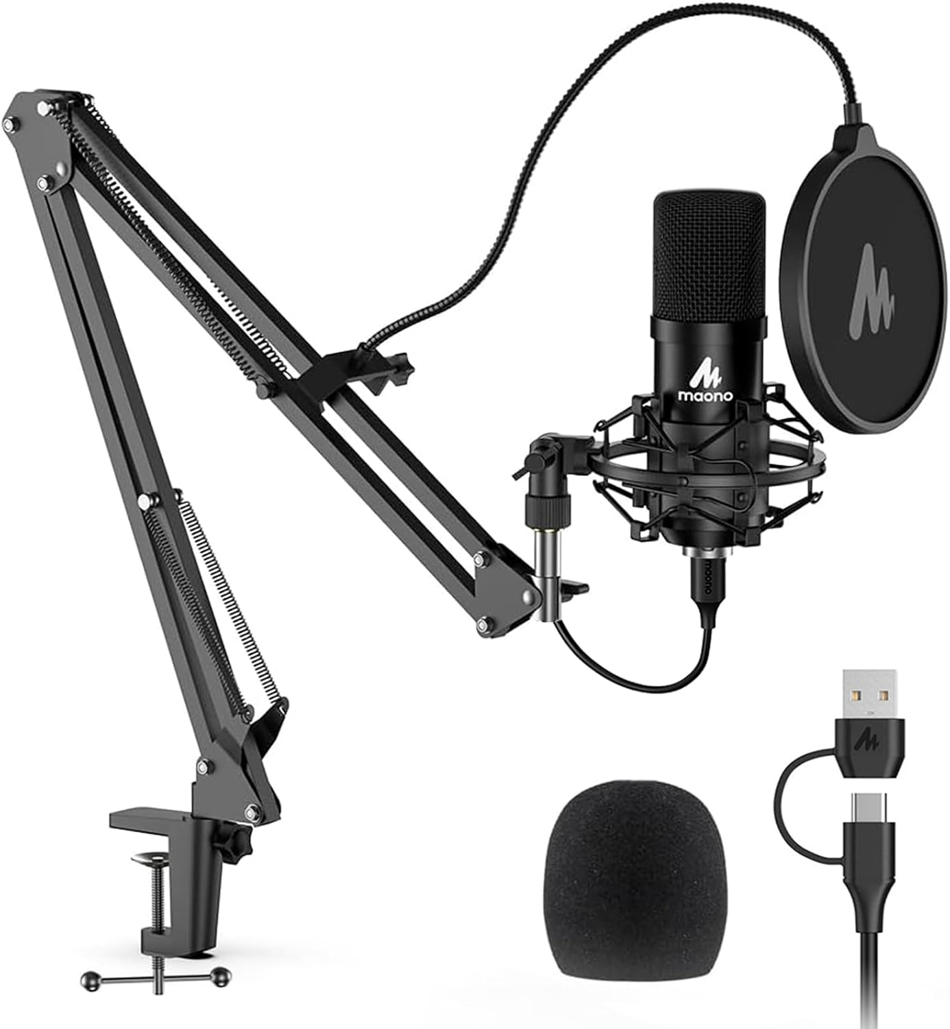 Microfono Maono AU-A04 USB 192KHZ/24Bit Plug & Play