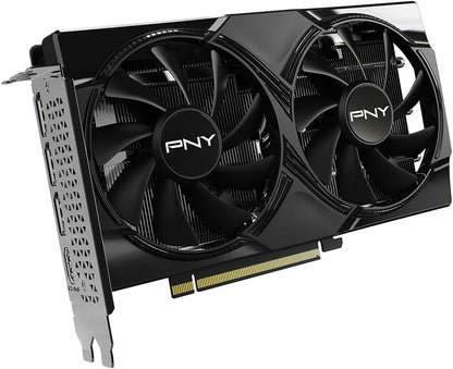 GPU PNY RTX™ 5060 8 GB con doble ventilador overclocked