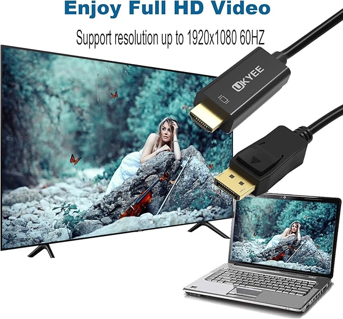 Cable Ukyee Display Port 1.2