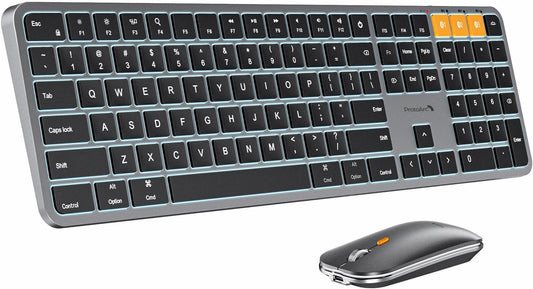 Teclado Combo ProtoArc KM100-A Backlit Bluetooth