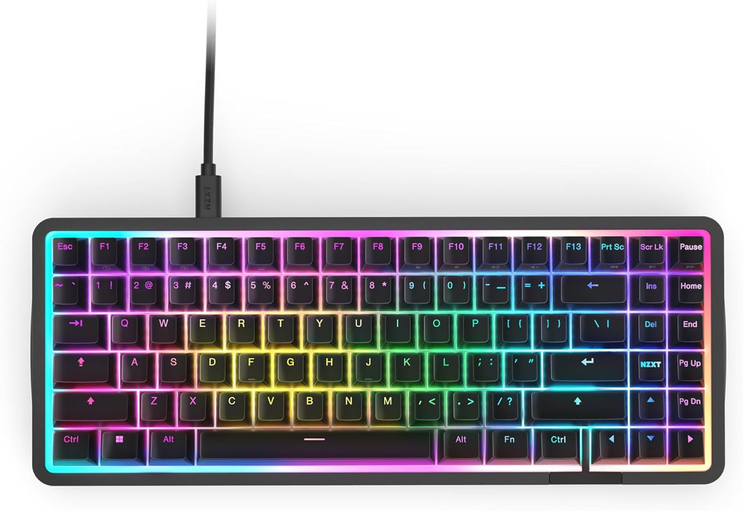 Teclado NZXT Function Elite MiniTKL KB-101NB-US