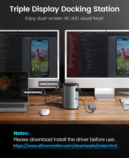HUB ORICO CDH-YD3 Docking Station 15-in-1 USB C