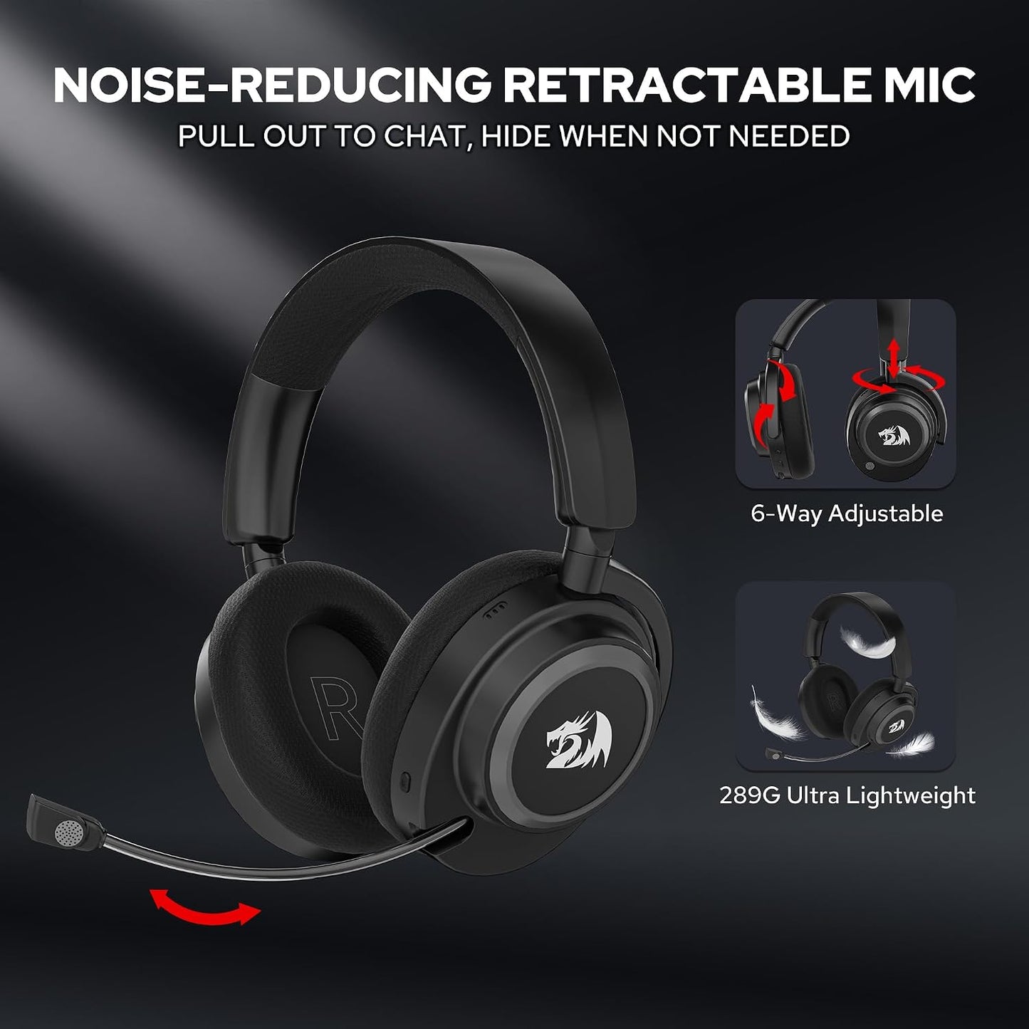 Heatset Redragon H891 NYX PROTri-Mode (2.4G/BT/Wired)