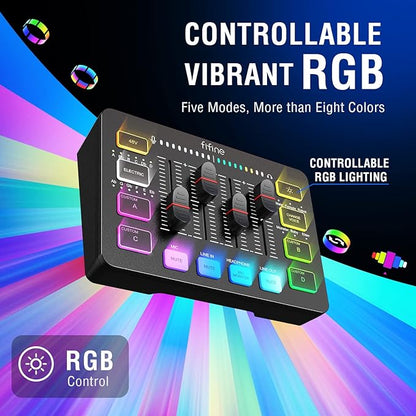 Controlador FIFINE AmpliGame SC3
