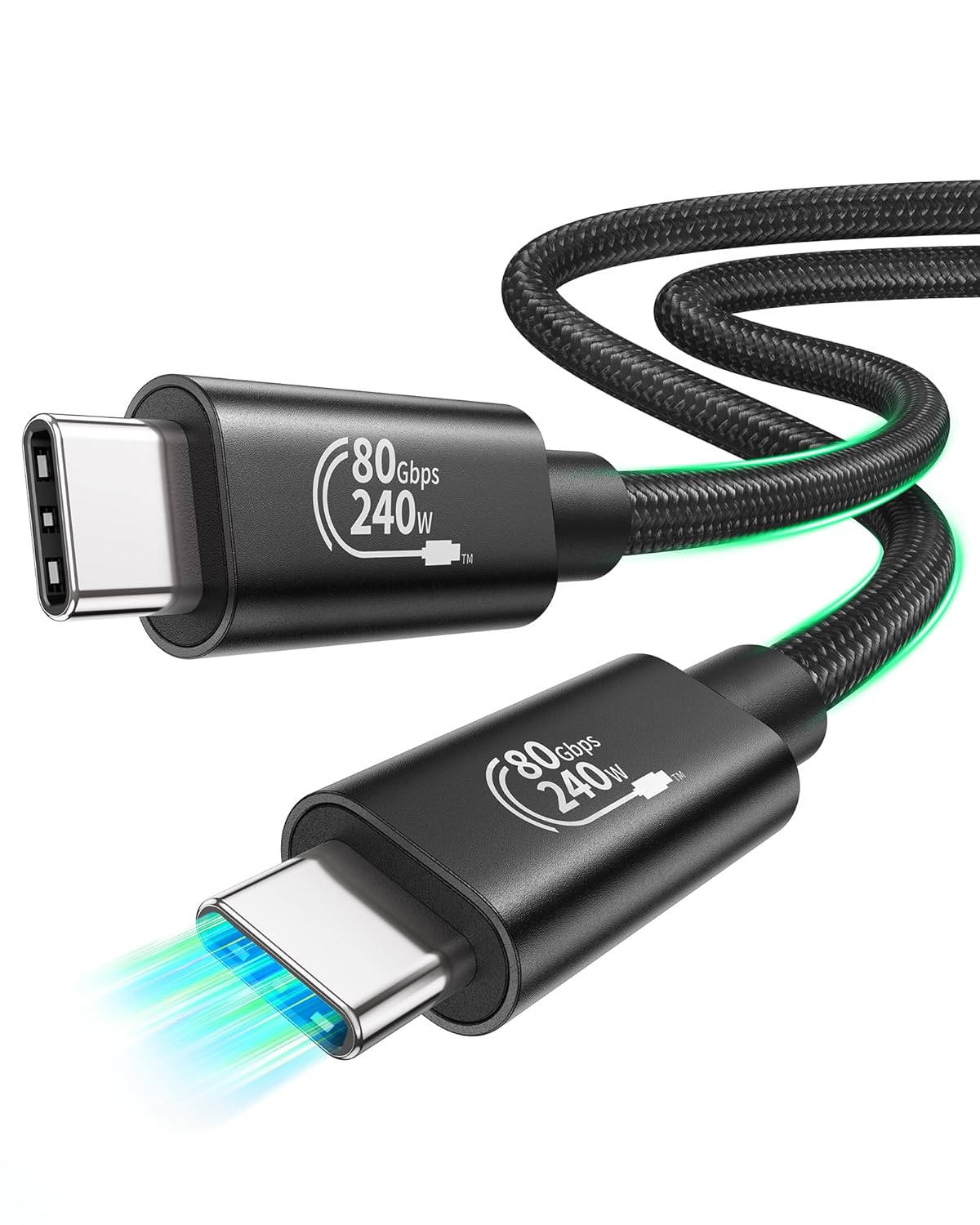 Cable Fitee 80Gbps USB4 Cable for Thunderbolt 5 5FT