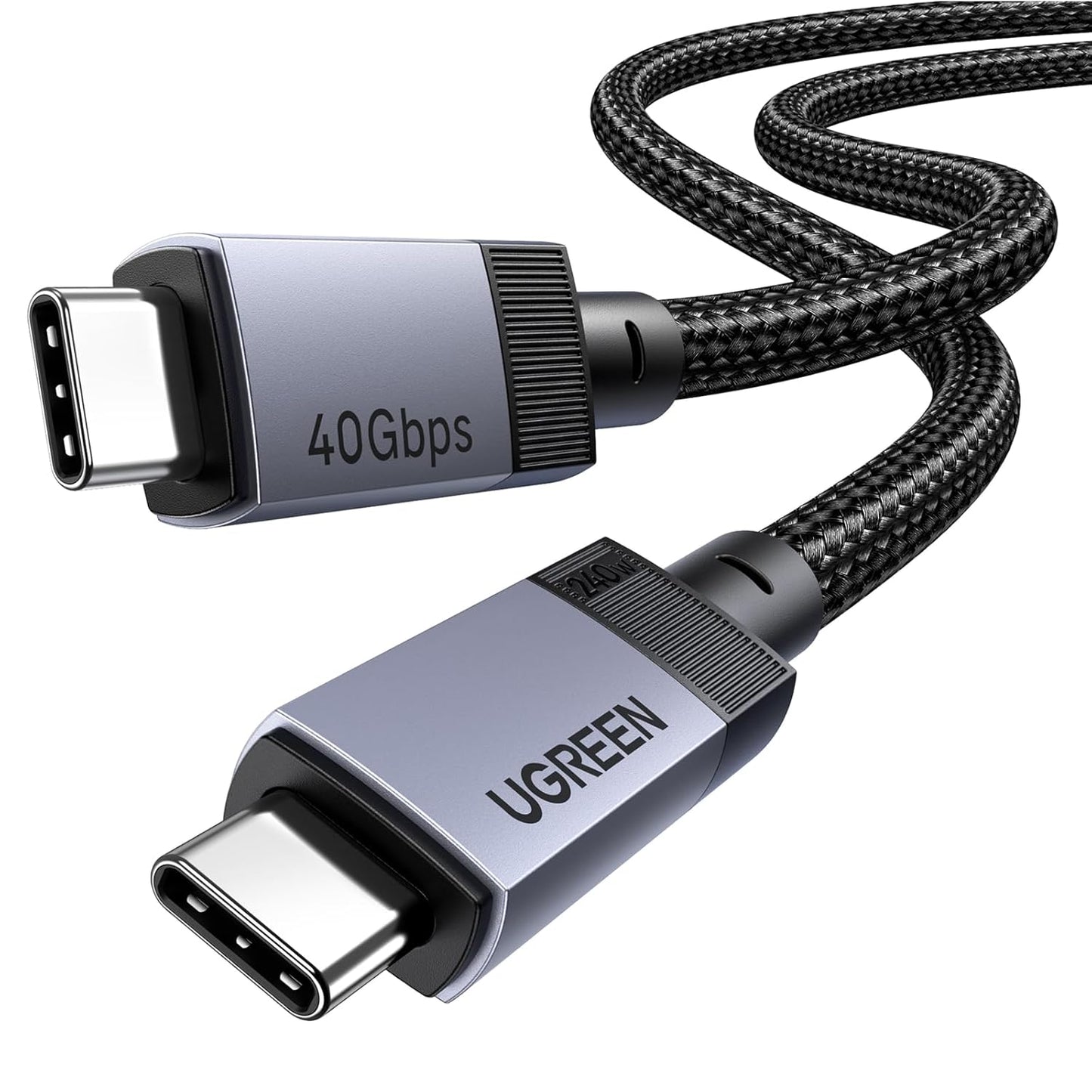 Cable UGREEN L705 65175 240 W, cable USB C de 40 Gbps USB4.0 GEN3 8K 60Hz PD 3.1