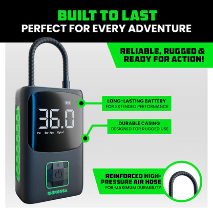 Colmado Overland Accesorio  Rhino USA Inflador de neumáticos portatil