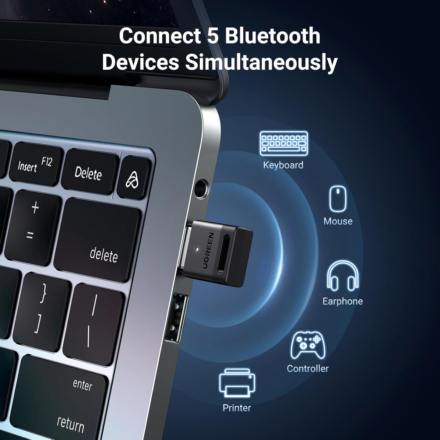 Adaptador USB Ugreen CM591 5.3 Bluetooth