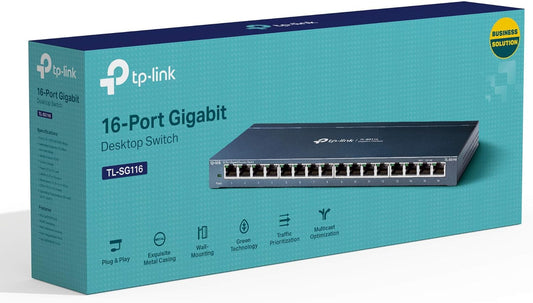 RED Switch TP-Link 16 Port Gigabit TL-SG116
