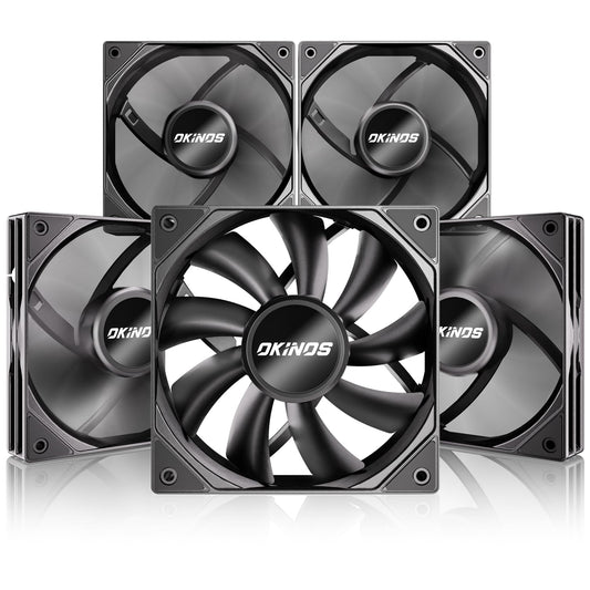 Fan Okinos OKICF-H-120254PN-BB5 Paquete de 5