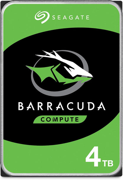 HDD Seagate BarraCuda 4TB – 3.5 Pulgadas Sata 6 Gb/s 5400 RPM 256MB