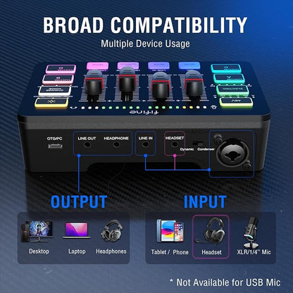 Controlador FIFINE AmpliGame SC3