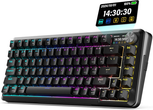 Teclado Redragon K708 mecanico Flekact Pro (Bluetooth/2.4G/USB-C)