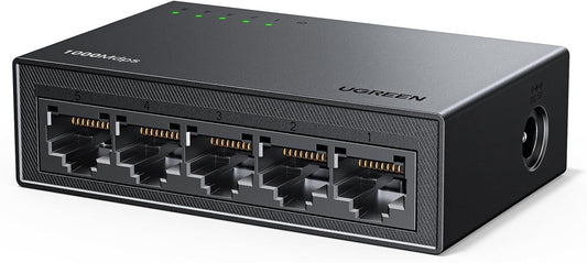 RED Switch Ugreen CM833 5 Port Gigabit