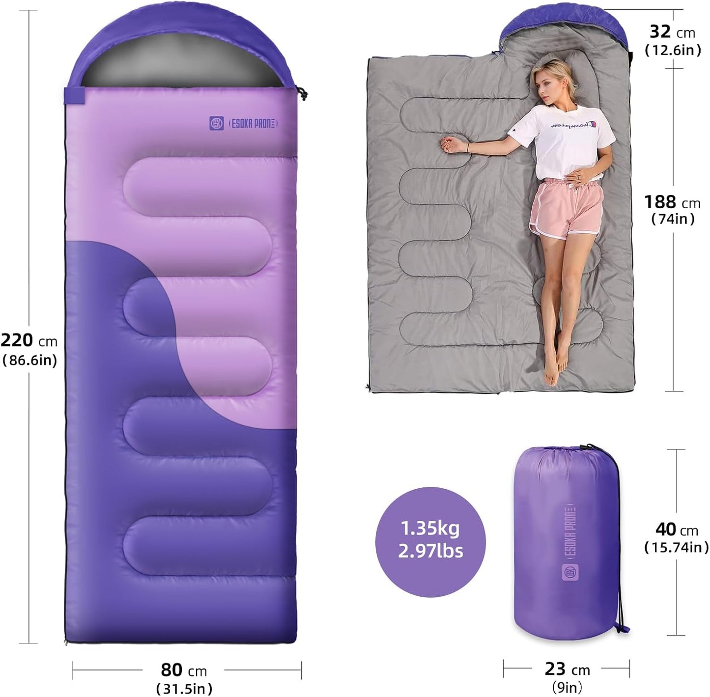 Colmado Overland Camping Esoka Sleeping Bags