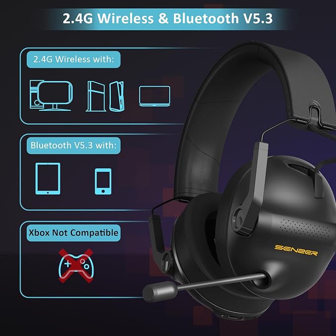 Headtset Senzer SG600 Pro Wireless