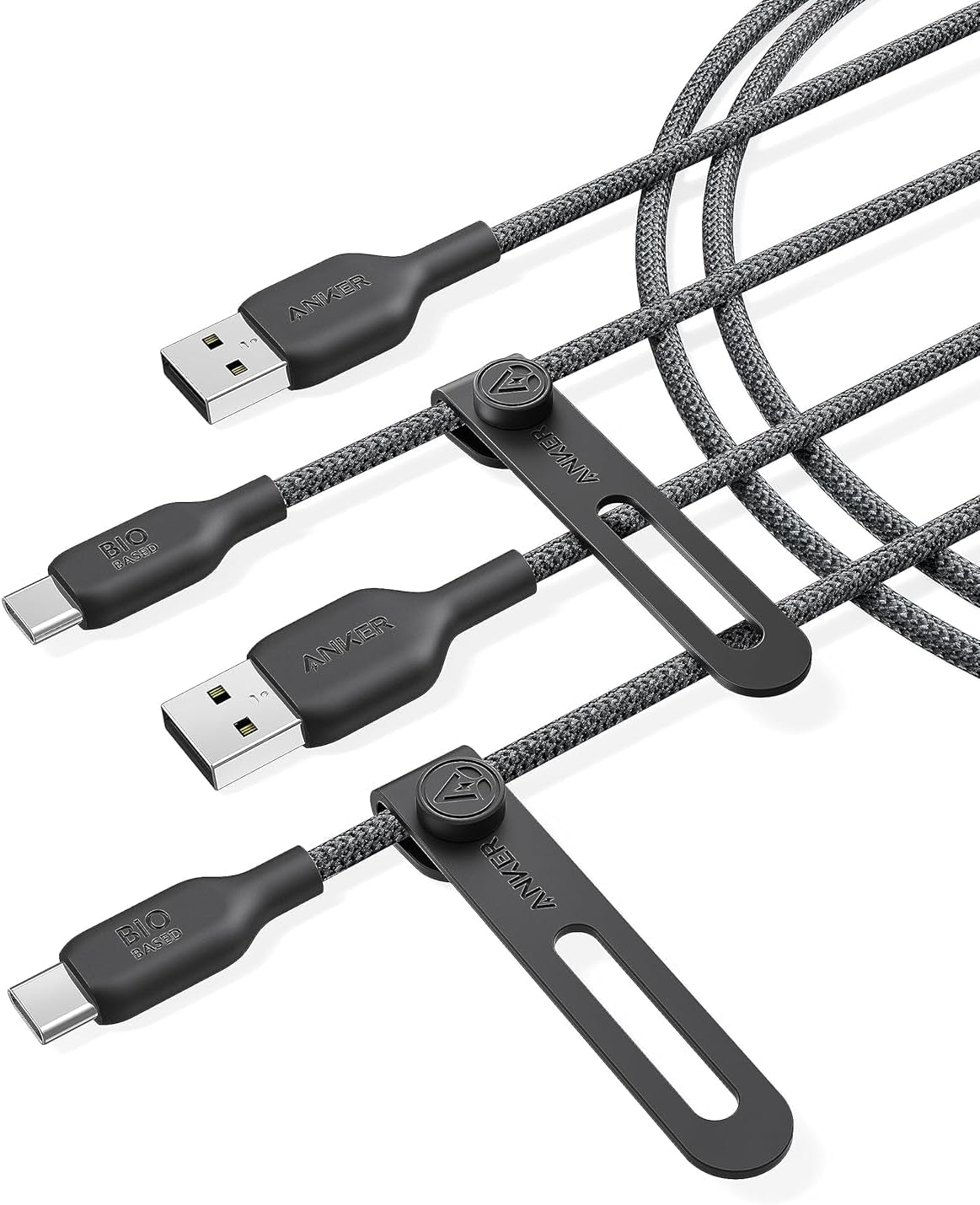 Cable Anker USB A a USB C B80G6 2 Pack