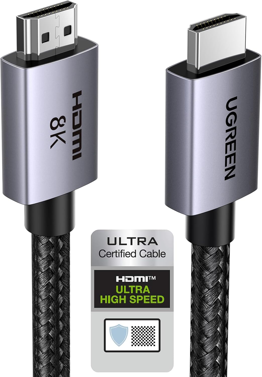 Cable Ugreen HDMI 2.1 de 8K 48Gbps 6.6 pies