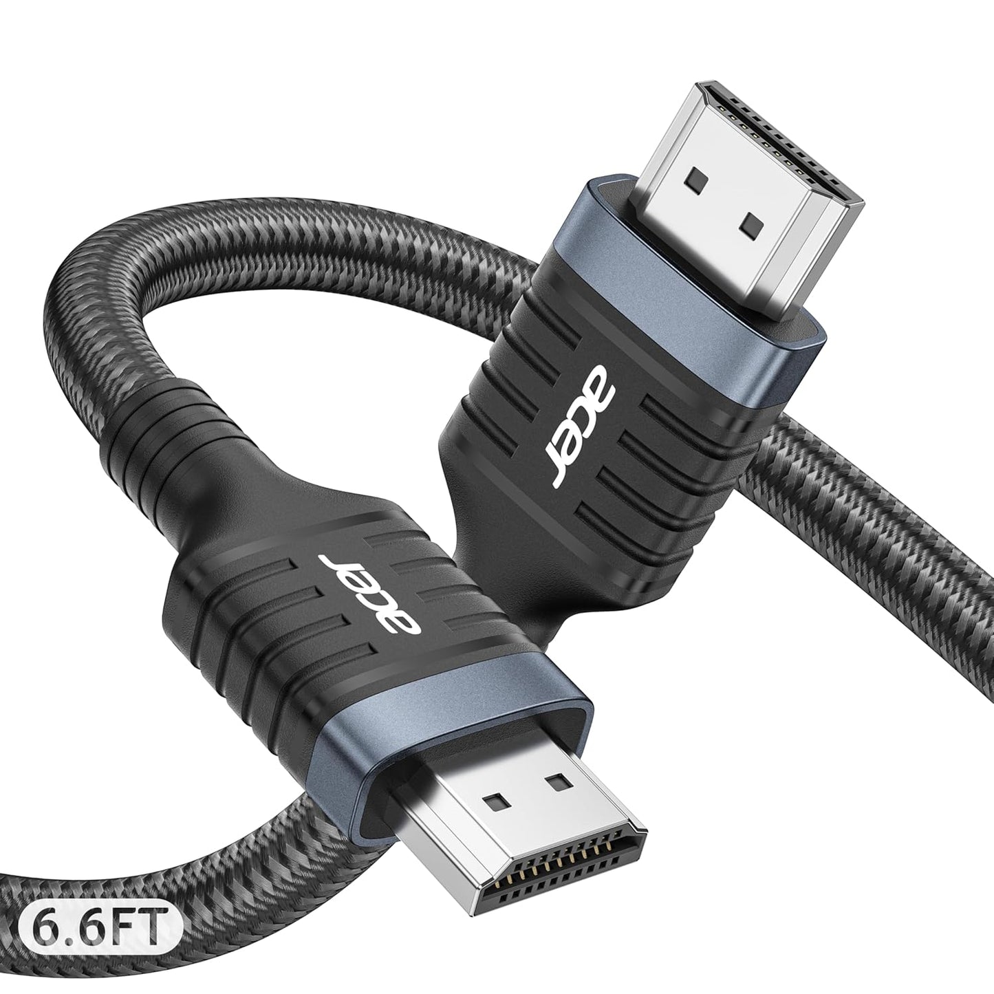 Cable Acer OCB257 HDMI 2.1 Cable 6.6FT, [8K@60Hz, 4K@120Hz]