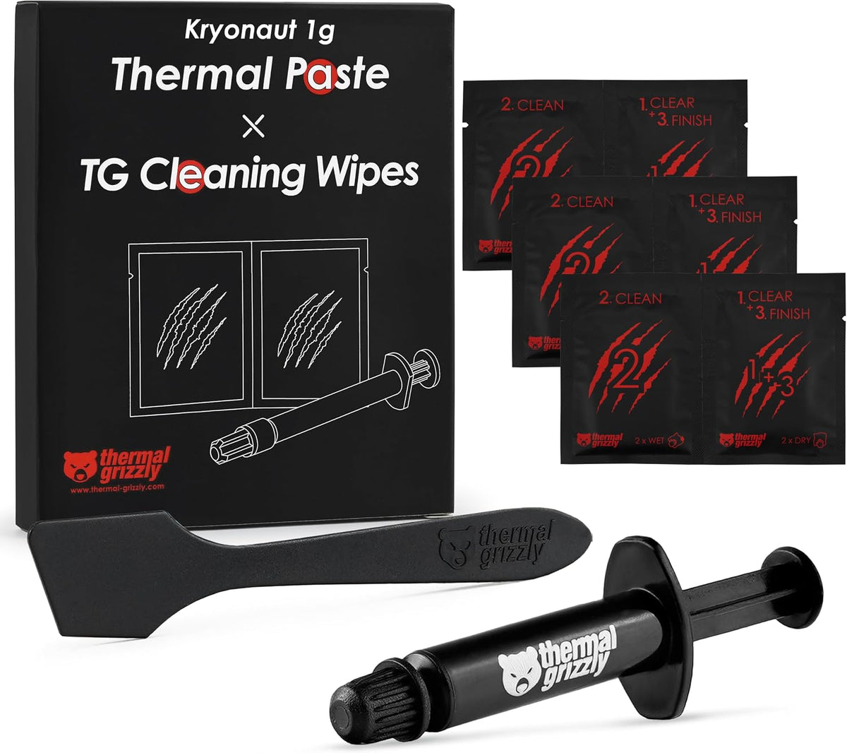 Pasta Termica Thermal Grizzly Kryonaut X TG Cleaning Wipes