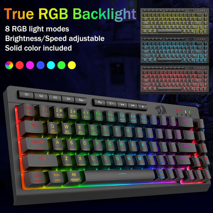 Teclado Redragon Crescent Pro 68 Wireless K519RGB-Pro
