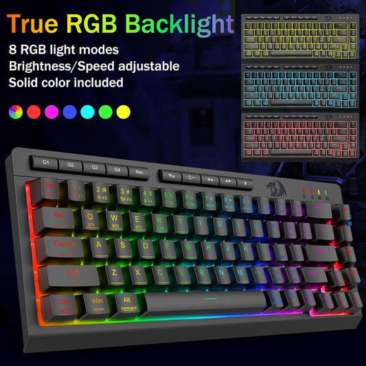 Teclado Redragon Crescent Pro 68 Wireless K519RGB-Pro