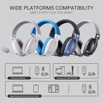 Headset Redragon H878 Skuld Pro H878BB