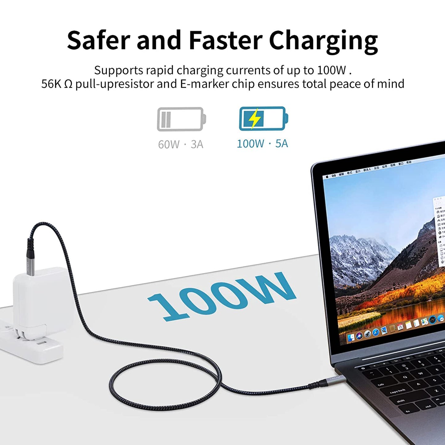 Cable LDrui Type C 20Gbps USB 3.2 Gen