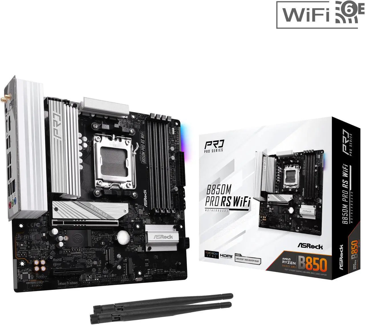 Motherboard ASRock B850M PRO RS WIFI AM5 (OB)