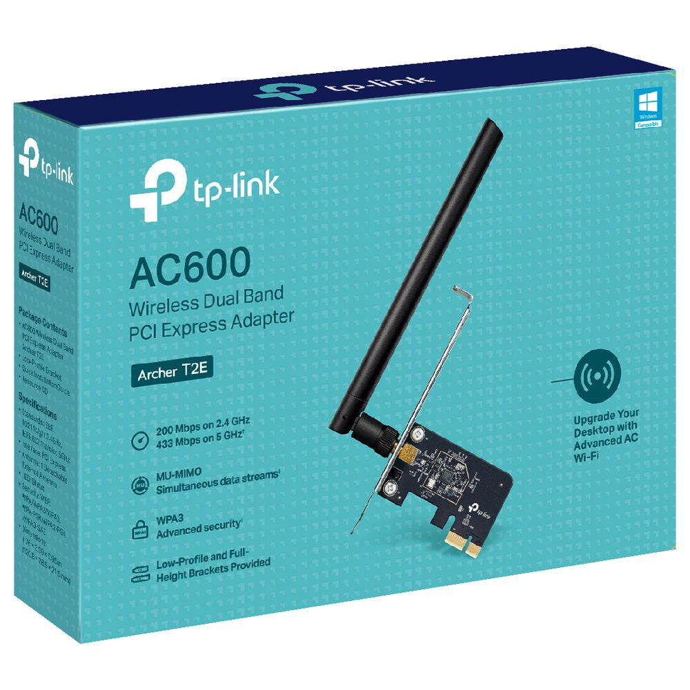 Adaptador TP-Link Archer T2ETarjeta PCIe WiFi AC600