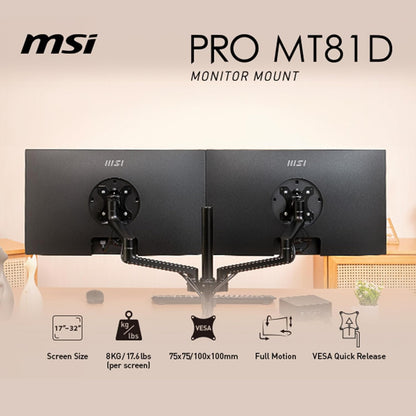 Base de Monitor MSI PRO MT81D Dual Monitor