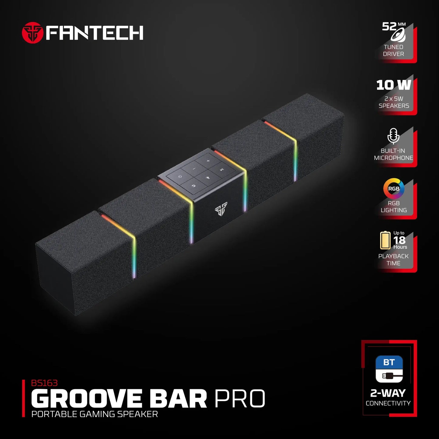 Bocina Fantech GROOVE BAR PRO BS163
