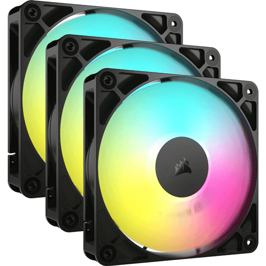 Abanico Corsair RS120 ARGB CO-9050181-WW Triple Pack