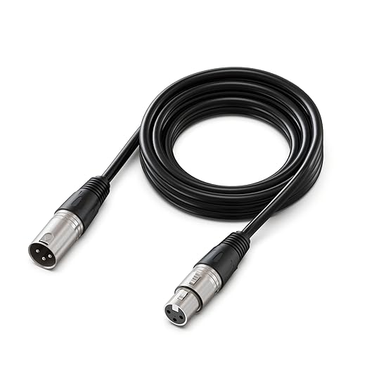 Cable de micrófono GearIT XLR a XLR 50 pies