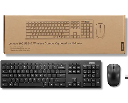 Combo Teclado Lenovo 100 Wireless