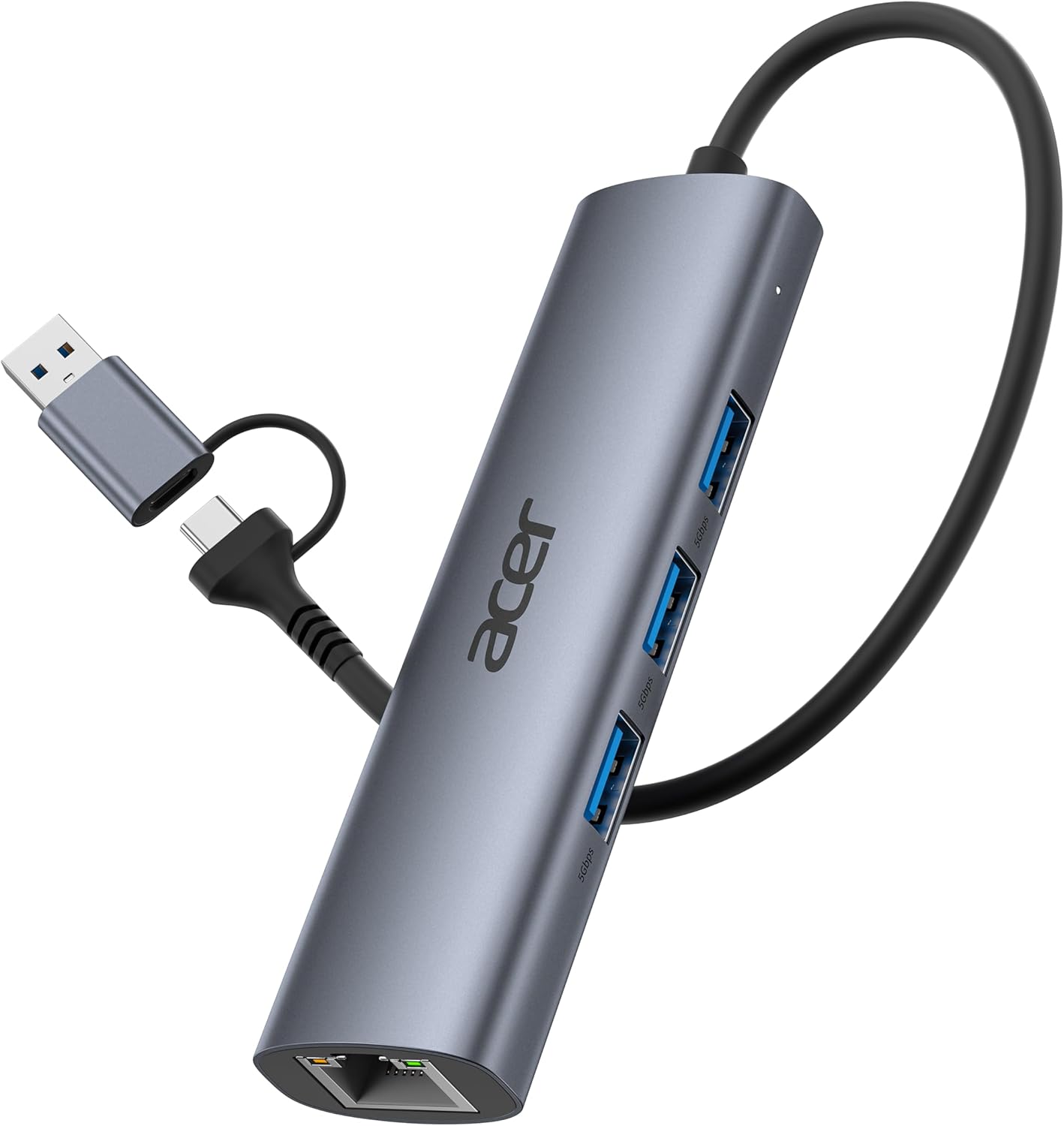 HUB Acer ODK4R0 RJ45 Ethernet 1Gbps con 3*USB 3.0
