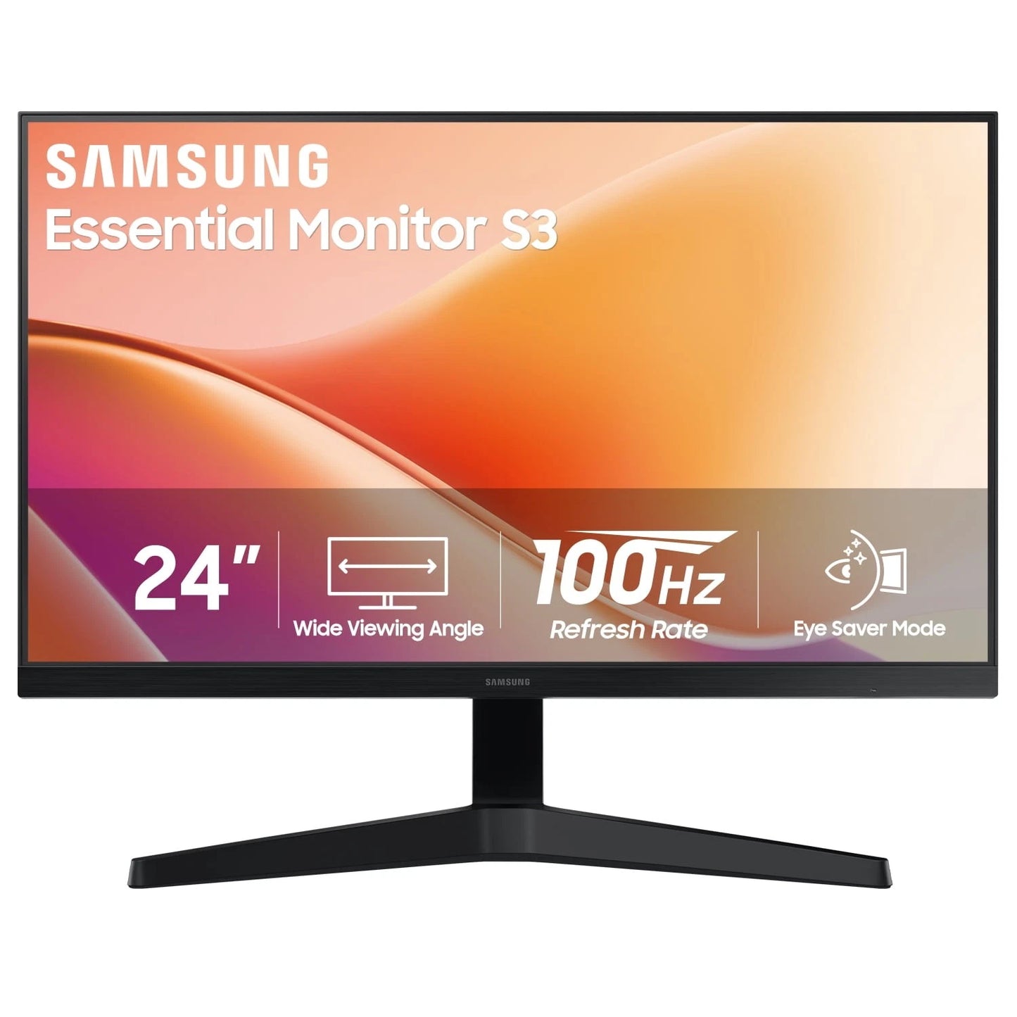 Monitor Samsung Essential S3 24" FHD 100Hz LS24F330EANXZA