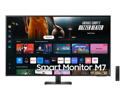 Monitor Samsung inteligente de 43" M7 M70D UHD LS43DM702UNX