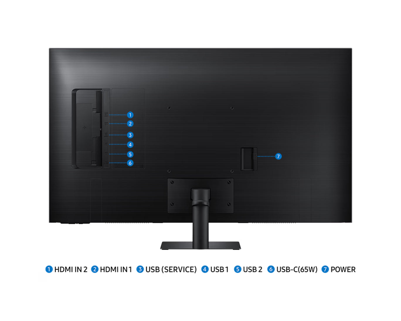 Monitor Samsung inteligente de 43" M7 M70D UHD LS43DM702UNX